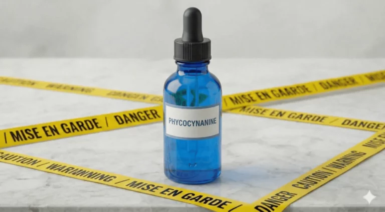 Risques et précautions d'emploi phycocyanine