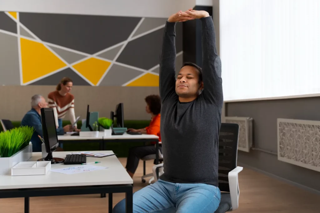 Posture étirements